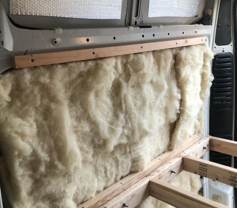 van insulation sheeps wool